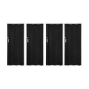 Ver imagem 4 de Kit com 4 Portas Sanfonadas PVC 210x1,05cm Bariri Preto