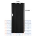 Ver imagem 3 de Kit com 4 Portas Sanfonadas PVC 210x1,05cm Bariri Preto