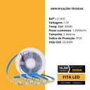 Ver imagem 3 de Fita Led 2835 3000k 12v Rolo 5m 240 Leds/m para Perfil Moderno
