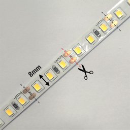 Fita Led 2835 3000k 12v Rolo 5m 240 Leds/m para Perfil Moderno - 8