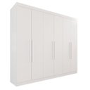 Ver imagem 4 de Guarda-Roupa Casal Casal 6 Portas 3 Gavetas Roma Espresso Móveis