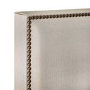 Ver imagem 6 de Cabeceira Cama Box Queen com Tachas 160 Cm Vicenza L02 Linho Bege - Lyam Decor