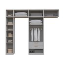 Ver imagem 6 de Guarda-Roupa Planejado 6 Peças 10 Portas Jade CabeCasa MadeiraOriginals Cinza/Urbano