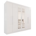 Ver imagem 4 de Guarda-Roupa Casal Casal 6 Portas 3 Gavetas com Espelho Roma Espresso Móveis