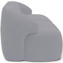 Ver imagem 2 de Sofá 3 Lugares Curvo Orgânico com 02 Poltronas Living 220cm Barolo L06 Veludo Cinza