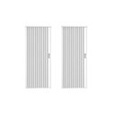Ver imagem 2 de 2 Kits Box Frontal de PVC 130x185cm Sanfonado Bcf Branco