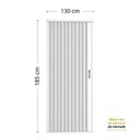 Ver imagem 6 de 2 Kits Box Frontal de PVC 130x185cm Sanfonado Bcf Branco