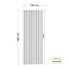 2 Kits Box Frontal de Pvc 130x185cm Sanfonado Bcf - 6