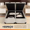 Cama Box com Baú King 1,93m Prince Branco - 6