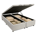 Ver imagem 1 de Cama Box com Baú King 1,93m Prince Branco