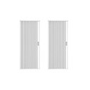 Ver imagem 2 de 2 Kits Box Frontal de PVC 185x100cm Sanfonado Bcf Branco