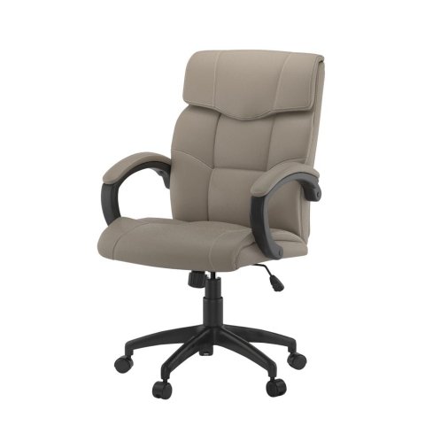 Cadeira Office Presidente Cartagena 2.0 com Molas Rivatti Estofada Pu Fendi Base Rodizio Preto