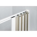 Ver imagem 7 de 5 Kits Box Frontal de PVC 185x100cm Sanfonado Bcf Branco