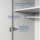 Ver imagem 5 de Guarda-Roupa Planejado 2 Portas com Prateleiras Jade CabeCasa MadeiraOriginals Branco/Fosco