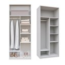 Ver imagem 6 de Guarda-Roupa Planejado 2 Portas com Prateleiras Jade CabeCasa MadeiraOriginals Branco/Fosco