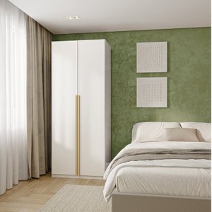 Guarda-roupa Modulado 2 Portas com Prateleiras Jade Cabecasa Madeiramadeira
