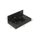Ver imagem 4 de Kit 2 Cubas Esculpidas em Porcelanato Slim para Banheiro 60cm Preto/Black Blu