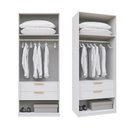 Ver imagem 7 de Guarda-Roupa Planejado 2 Portas com Gavetas Jade CabeCasa MadeiraOriginals Branco/Fosco