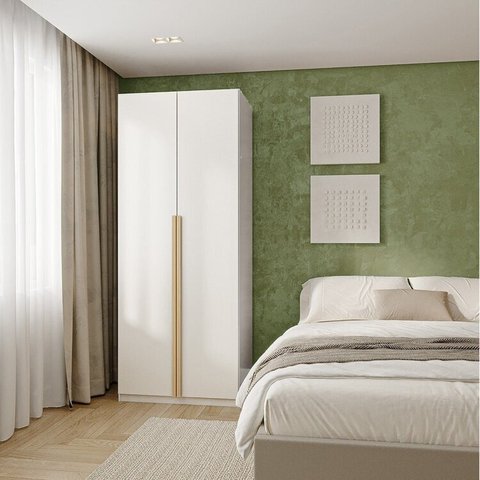 Guarda-roupa Modulado 2 Portas com Gavetas Jade CabeCasa MadeiraOriginals