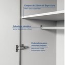 Ver imagem 6 de Guarda-Roupa Planejado 2 Portas com Gavetas Jade CabeCasa MadeiraOriginals Branco/Fosco