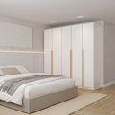 Ver imagem 2 de Guarda-roupa Modulado 3 Peças 5 Portas Jade CabeCasa MadeiraOriginals