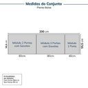 Ver imagem 3 de Guarda-roupa Modulado 3 Peças 5 Portas Jade CabeCasa MadeiraOriginals