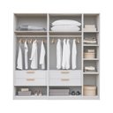 Ver imagem 6 de Guarda-Roupa Planejado 3 Peças 5 Portas Jade CabeCasa MadeiraOriginals Branco/Fosco