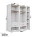 Ver imagem 4 de Guarda-roupa Modulado 3 Peças 5 Portas Jade CabeCasa MadeiraOriginals