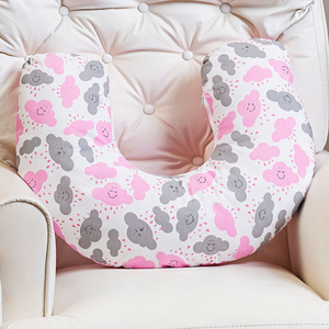 Almofada de Amamentação Safari Estampada 100% Algodão Conforto e Estilo:rosa