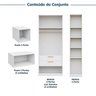 Guarda-roupa Modulado 6 Peças 10 Portas Jade Cabecasa Madeiramadeira - 5