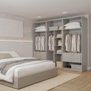 Ver imagem 1 de Guarda-Roupa Planejado 3 Peças sem Portas Jade CabeCasa MadeiraOriginals Cinza/Urbano