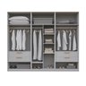 Guarda-roupa Modulado 3 Peças sem Portas Jade Cabecasa Madeiramadeira - 6