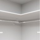 Ver mais imagens de Guarda-Roupa Planejado de Canto 2 Portas Jade CabeCasa MadeiraOriginals Branco/Fosco