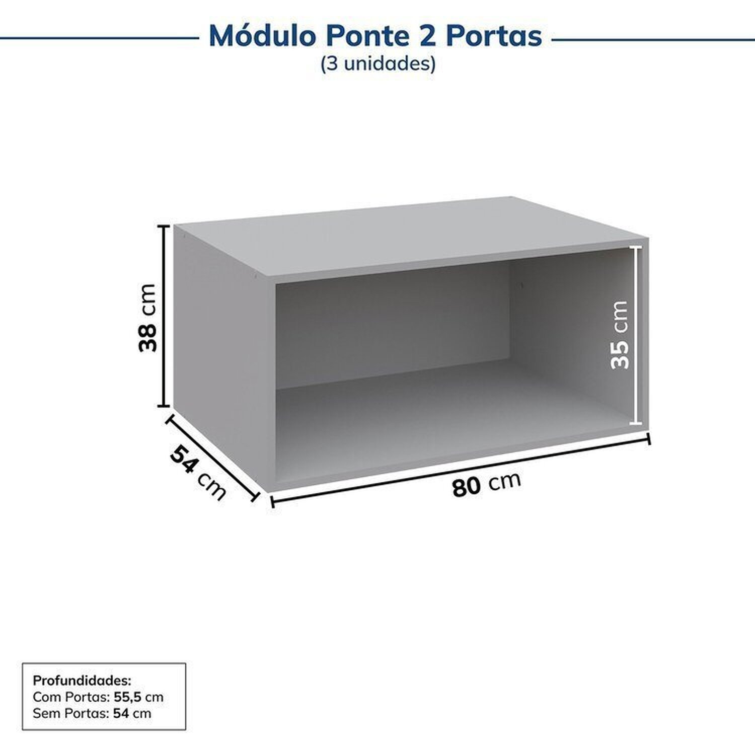 Guarda-roupa Modulado 6 Peças 6 Portas Jade Cabecasa Madeiramadeira - 14