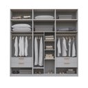 Ver imagem 6 de Guarda-Roupa Planejado 6 Peças 6 Portas Jade CabeCasa MadeiraOriginals Cinza/Urbano