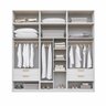 Guarda-roupa Modulado 6 Peças 12 Portas Jade Cabecasa Madeiramadeira - 6
