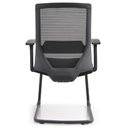 Ver imagem 4 de Cadeira Office Chicago Fixa - Preta