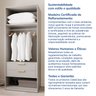 Guarda-roupa Modulado 3 Peças sem Portas Jade CabeCasa MadeiraOriginals - 12