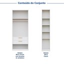 Ver imagem 5 de Guarda-roupa Modulado 3 Peças sem Portas Jade CabeCasa MadeiraOriginals