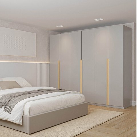 Guarda-roupa Modulado 3 Peças 6 Portas Jade CabeCasa MadeiraOriginals