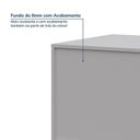 Ver mais imagens de Guarda-Roupa Planejado 3 Peças 6 Portas Jade CabeCasa MadeiraOriginals Cinza/Urbano
