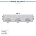 Ver imagem 3 de Guarda-Roupa Planejado 6 Peças 6 Portas Jade CabeCasa MadeiraOriginals Branco/Fosco