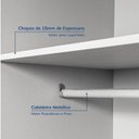 Ver mais imagens de Guarda-Roupa Planejado 6 Peças 6 Portas Jade CabeCasa MadeiraOriginals Branco/Fosco
