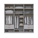 Ver imagem 6 de Guarda-Roupa Planejado 6 Peças 12 Portas Jade CabeCasa MadeiraOriginals Cinza/Urbano