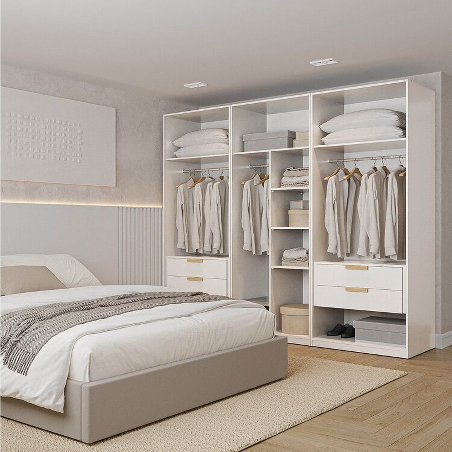 23-24DRAKE JADE Sサイズ Guarda-Roupa Modulado 3 Peças Jade CabeCasa MadeiraOriginals