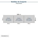 Ver imagem 3 de Guarda-Roupa Planejado 3 Peças Jade CabeCasa MadeiraOriginals Branco/Fosco