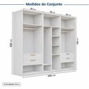 Ver imagem 4 de Guarda-roupa Modulado 3 Peças Jade CabeCasa MadeiraOriginals