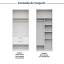 Ver imagem 5 de Guarda-roupa Modulado 3 Peças Jade CabeCasa MadeiraOriginals