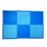 Tatame Eva 50x50cm Esp 10mm 4 Placas 2 Tons Azul - 5