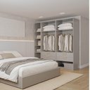 Ver imagem 1 de Guarda-Roupa Planejado 3 Peças sem Portas Jade CabeCasa MadeiraOriginals Cinza/Urbano